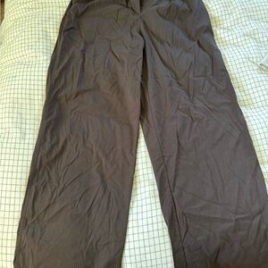 Lululemon Stretch Woven High-Rise Wide-Leg Pant Dark Brown, size 8